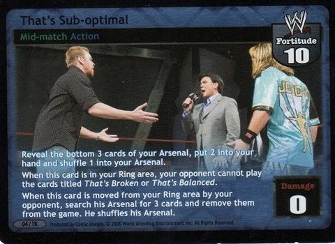 Thats Sub-optimal